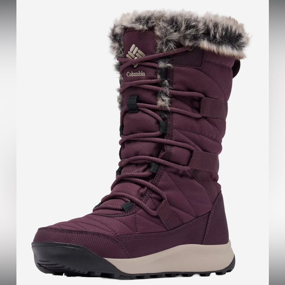 Columbia Women's Waterproof Winter Boots Burgundy size 10 NWT